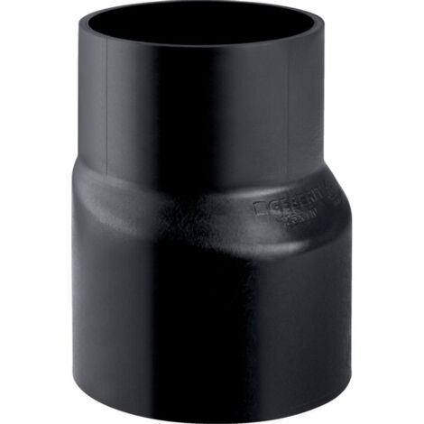Geberit PE Réduction excentrique, longue, DN 125 / 100, 368.584.16.1 (1/2)