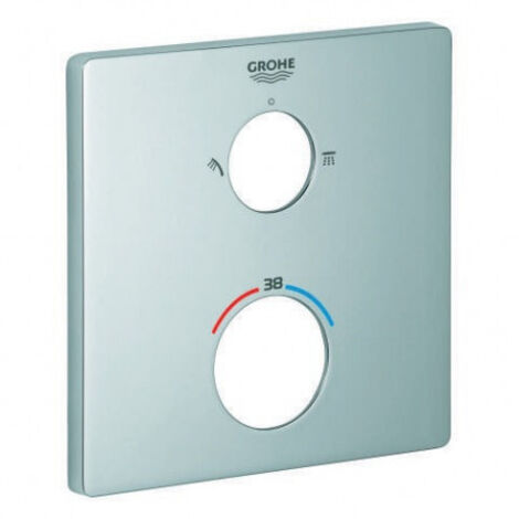 GROHE Rosace 49078 pour robinetteries thermostatiques chromé, 49078000 (1/4)