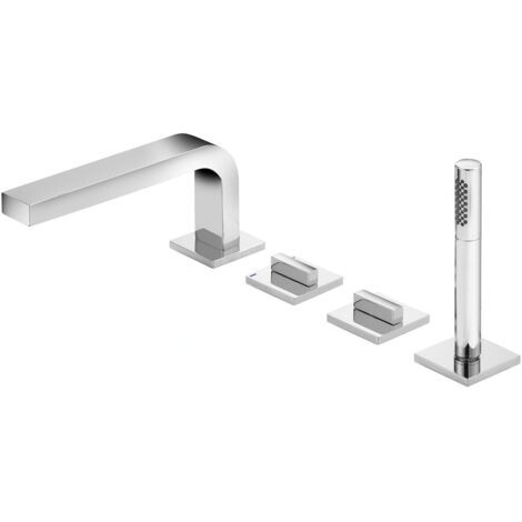 Keuco KE Mitigeur bain-douche Edition 11 51130, 4 trous, bord de baignoire, verchromt, 220mm, 51130010200 (1/3)