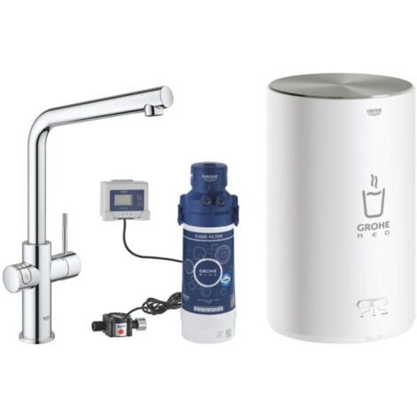 GROHE Robinet et chauffe-eau GROHE Red Duo 303271 Taille M bec L chromé, 30327001 (1/5)