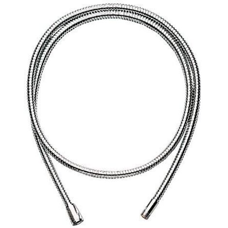 GROHE Flexible de douche métal 281581 2000 pour B.Baignoire bord/plage carrelée chrome, 28158001