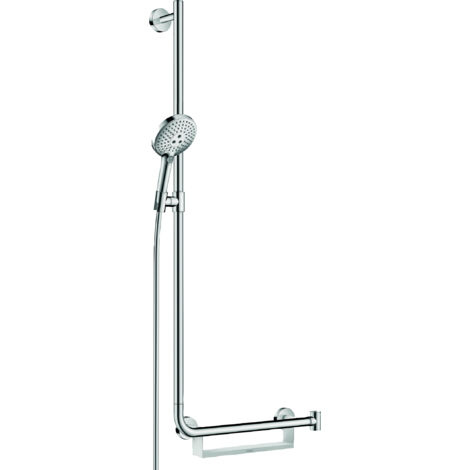 hansgrohe Raindance Select S Set de douche 120 3jet avec barre de douche 110 cm gauche Chrom, 26324000 (1/6)