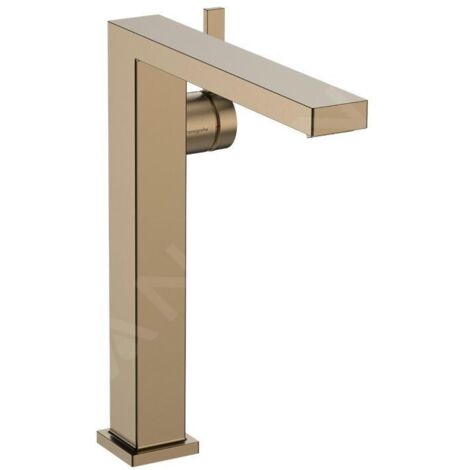Hansgrohe HG Tecturis E Mitigeur de lavabo monocommande 240 Fine CoolStart EcoSmart+ pour vasques à poser avec garniture de vidage Push-Open Brushed Bronze, 73070140 (1/5)