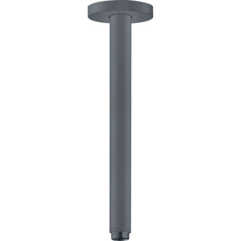 hansgrohe Raccord de plafond S 30 cm Brushed Black Chrome, 27389340 (1/3)