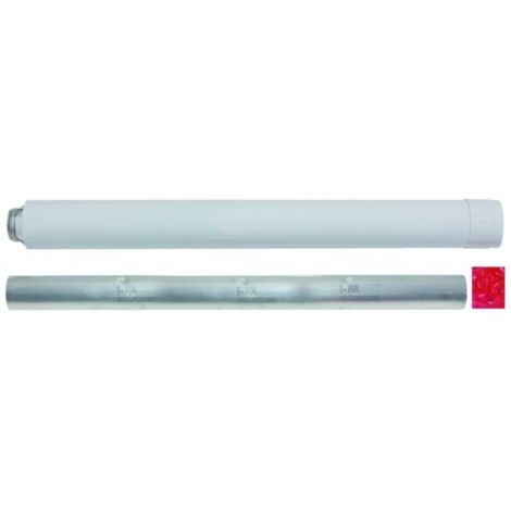 Vaillant Rallonge turboTEC recoupable Conduit d'air/fumée, Alu, 60/100mm, 1,0 m, 303833 (1/2)