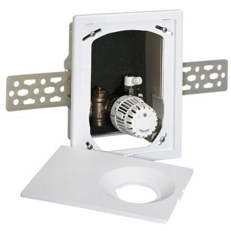 HEIMEIER Boîtier encastré Multibox K avec vanne thermostatique, blanc RAL 9016, 9302-00.800 (1/5)