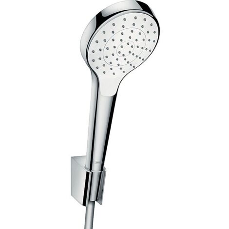 Hansgrohe Croma Select S Ensemble support mural et douchette 1jet avec flexible de douche 125 cm, 26420400 (1/4)