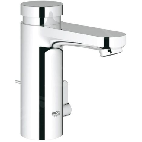 Grohe Eurosmart Cosmopolitan T Robinetterie temporisée avec mitigeur et limiteur de température ajustable Chrome, 36318000 (1/3)