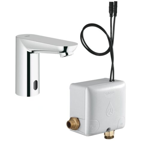 GROHE Boîtier d'alimentation Euroeco CE 36384 Robinetterie IR pour lavabo sans mélangeur chrome, 36384000 (1/4)
