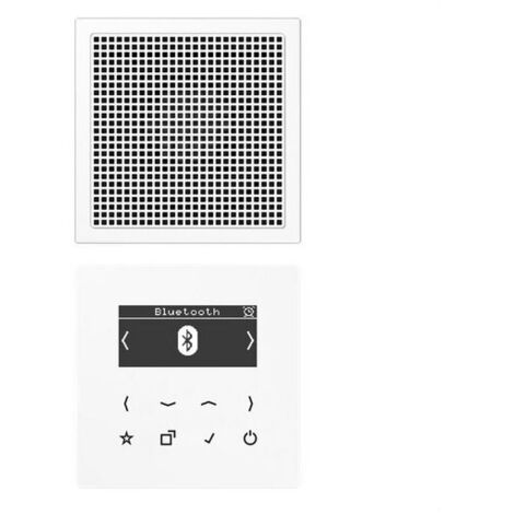 Jung Smart Radio DAB+ Bluetooth®, Set Mono 1 fois, Série LS, blanc alpin DAB LS1 BT WW (1/3)