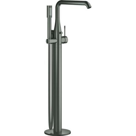 GROHE Mitigeur de baignoire monotrou Essence 252481 montage au sol corps d'encastrement hard graphite brossé, 25248AL1