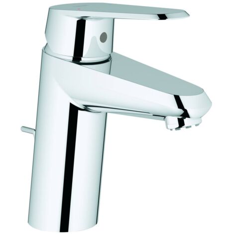 GROHE Mitigeur EH-lavabo Eurodisc C 331772 Basse pression Tirette et garniture de vidange chromé, 33177002 (1/4)