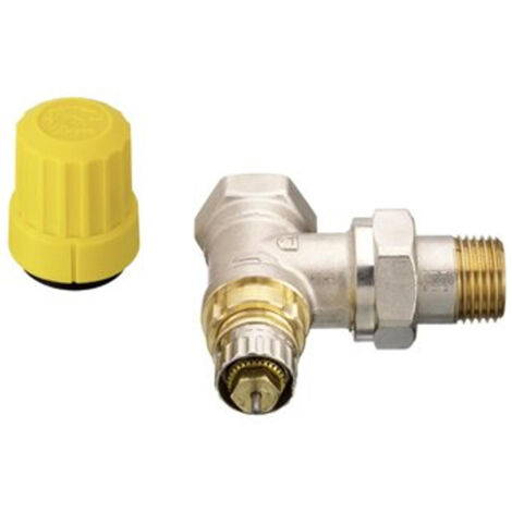 Danfoss Ventilgehäuse RA-N 25 R 1/1, Eck, Matt vernickelt, 013G0037