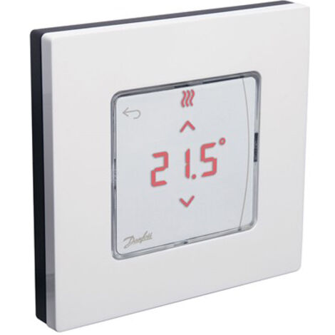 Thermostat d’ambiance filaire Danfoss Icon Display encastré pour plancher chauffant
