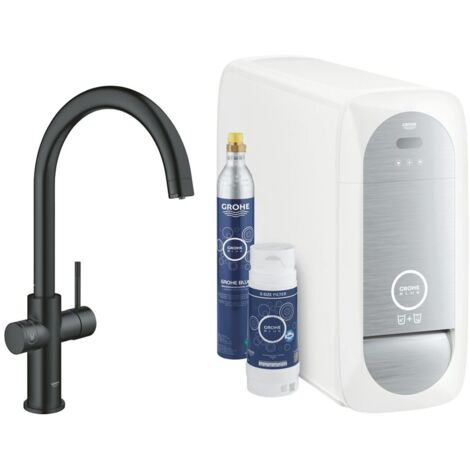 GROHE Kit de démarrage GROHE Blue Home 314551 Bluetooth/WIFI bec C velvet black, 31455KS1