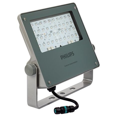 Projecteur extérieur LED gris 95W – Température de couleur 4000K – Flux lumineux 12000lm – IP66 pour environnement humide – Signify (1/3)