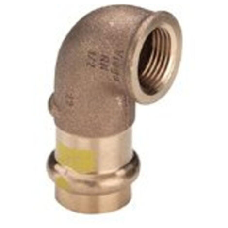 Viega Profipress G angle 345891 28 mm x Rp 2000 , 90°, bronze, SC-Contur (1/4)