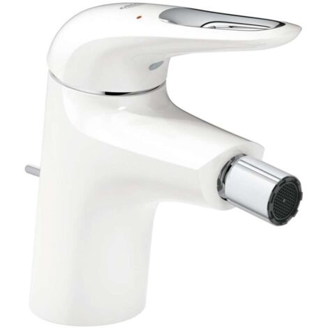 Grohe – Mitigeur de bidet S à un trou – Finition chrome – Cartouche céramique SilkMove 35mm – Débit EcoJoy 5,7 l/min – Surface StarLight facile d'entretien - 33565LS3