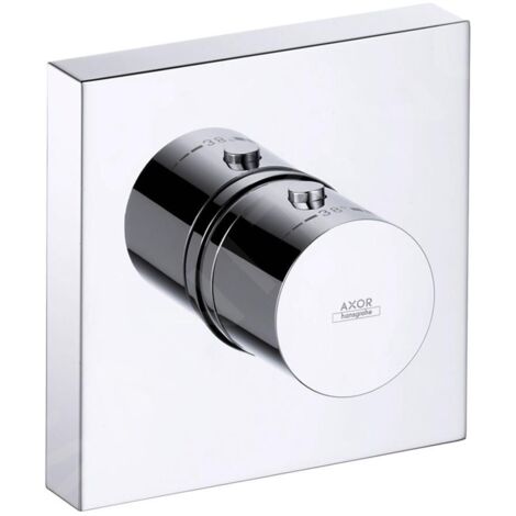 AXOR ShowerSolutions Module thermostatique 120/120 encastré carré Chromé, 10755000 (1/3)