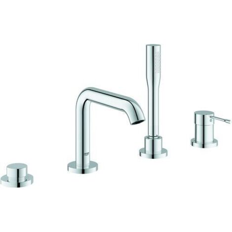 GROHE Combinaison de baignoire monocommande 4 trous Essence 252511 chrome, 25251001