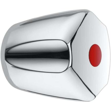 Terralux manette chaud (metal) chromée (1/2)