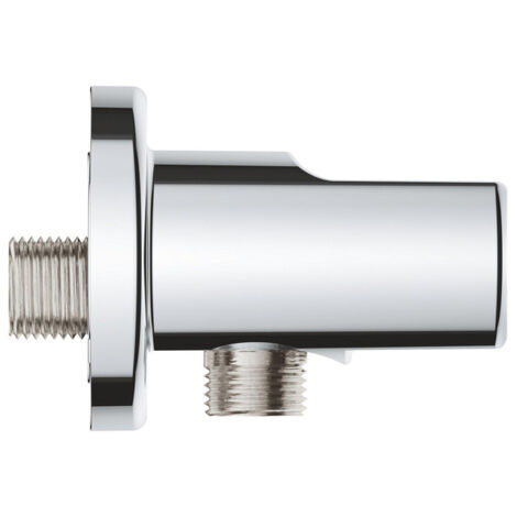 Grohe Tempesta Coude pour flexible de douche - 1/2" - avec support - anti-retour d'eau - chrome