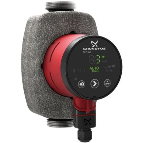 Grundfos ALPHA2 25-40 N 180 mm circulateur pour chauffage et climatisation 18 W, G 1 1/2, 99271969