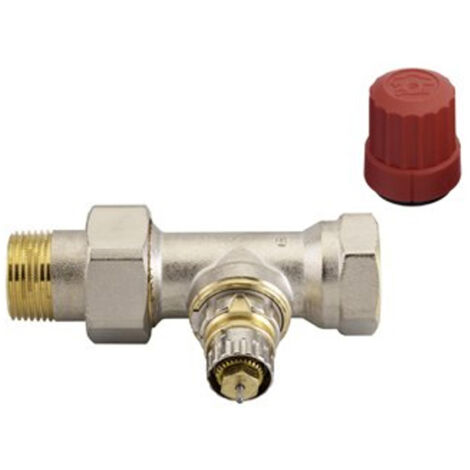 Danfoss Ventilgehäuse RA-N 20 R 3/4, Durchgang, Matt vernickelt, 013G0036