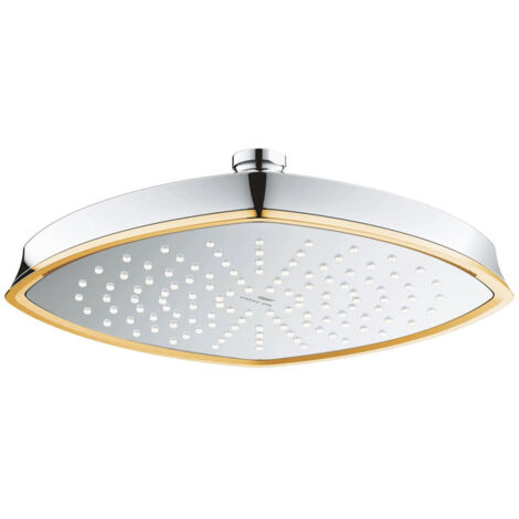 GROHE Kopfbrause Grandera 210 26898 Strahlart Rain chrom/gold, 26898IG0
