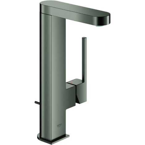 GROHE Mitigeur de lavabo EH Plus 238433 taille L bec extractible hard graphite brossé, 23843AL3 (1/4)