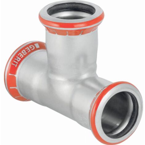 Geberit Mapress Acier C Raccord en T égal, DN 10, 21001 (1/3)