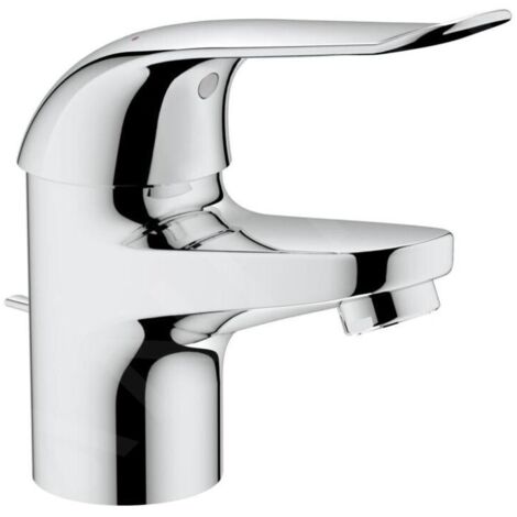 GROHE Mitigeur électronique de lavabo Euroeco Special 32763 Garniture de vidange à tirette chrome, 32763000 (1/4)