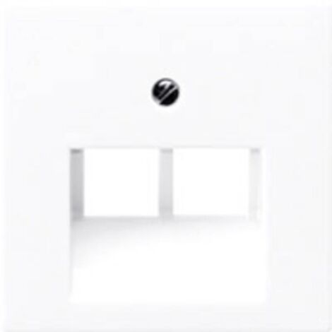 Jung Couvercle pour boîtes de connexion IAE/UAE, 2 x 8 pôles, Thermoplast, Série AS, blanc A 569-2 BFPLUA (1/2)