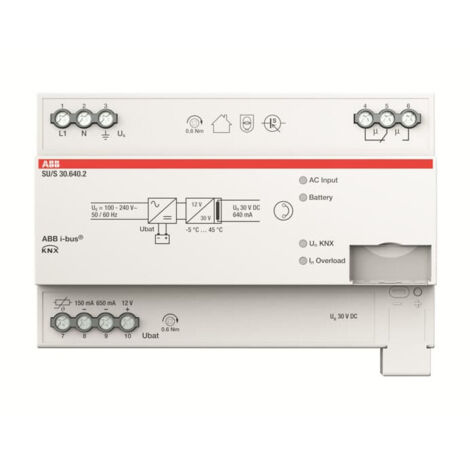 Busch-Jaeger Alimentation sans interruption KNX 640 mA (SU/S30.640.2), 2CDG110275R0011 (1/3)
