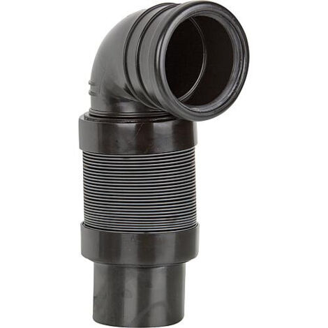 Geberit – Raccord coudé PE 90° pour WC suspendu – Diamètre 90/90 mm – Installation facile pour systèmes de plomberie modernes