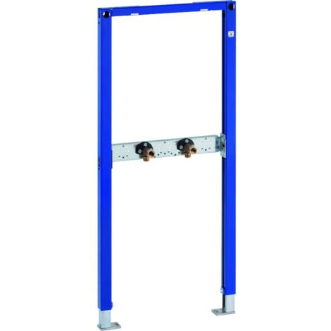 Bâti support WC Geberit Duofix 112cm – Autoportant – Pour montage en applique ou paroi – Cadre bleu avec fixation réglable