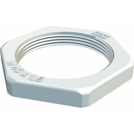 OBO Bettermann Contre-écrou M32 Polyamide gris clair RAL 7035, 2048949 (1/2)