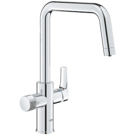 GROHE Mitigeur évier GROHE Blue Pure Eurosmart 30583 bec U chromé, 30583000 (1/4)