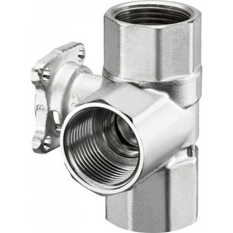 OVENTROP Rückschichtkugelhahn DN 32, Rp 11/4, kvs 15,00, PN 16, Messing, 1381192