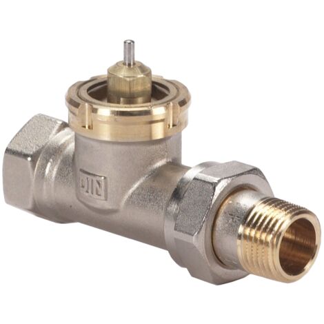 Danfoss Ventilgehäuse RAV 20/8 R3/4, Durchgang, Matt vernickelt, 013U0022