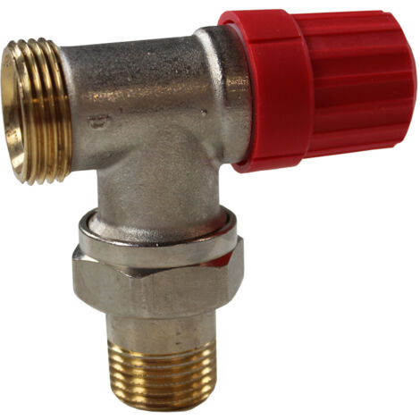 Danfoss Corps de vanne RA-N 15 G 3/4 AG, coudé, Nickelé mat, 013G4201 (1/4)