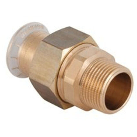 Geberit Mapress Kupfer Übergangsverschraubung mit Außengewinde, DN 20, dø 22 mm, 65543 (1/4)
