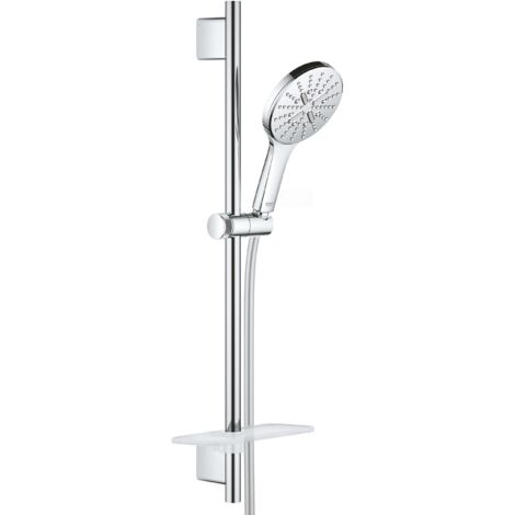 GROHE Ensemble de barre de douche Rainshower 130 SmartActive 26575 600mm 9,5l chromé, 26575000