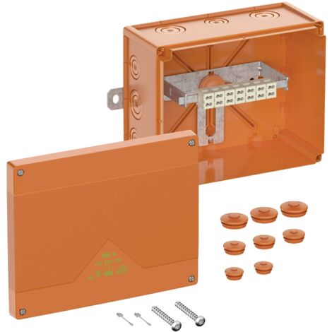 Spelsberg Boîte de dérivation, type de protection IP66, résistance aux chocs IK08, classe de protection II, Ui 450V AC, Tension d'isolement nominale 450V DC, UL-EU, VDE, sans halogène, 86742001 (1/5)