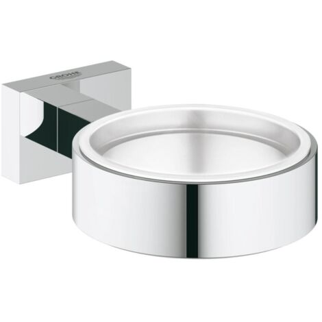 GROHE Support Essentials Cube 405081 pour gobelet/porte-savon/distributeur de savon chrome, 40508001