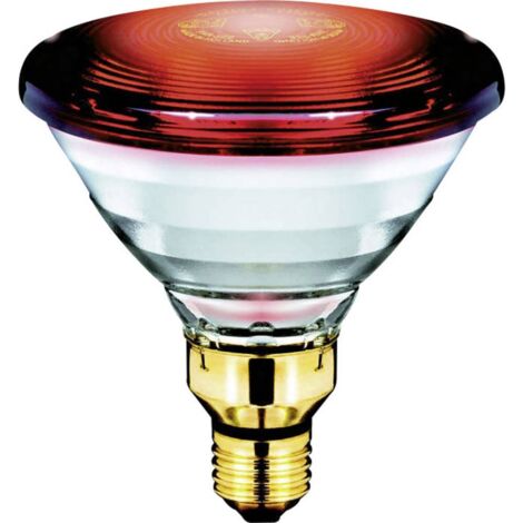 Ampoule chauffante infrarouge E27 PAR38 150W – Pour soulager douleurs musculaires – Dimmable – Durée de vie 300h – Rendu couleur RA 90-99 – Kerbl