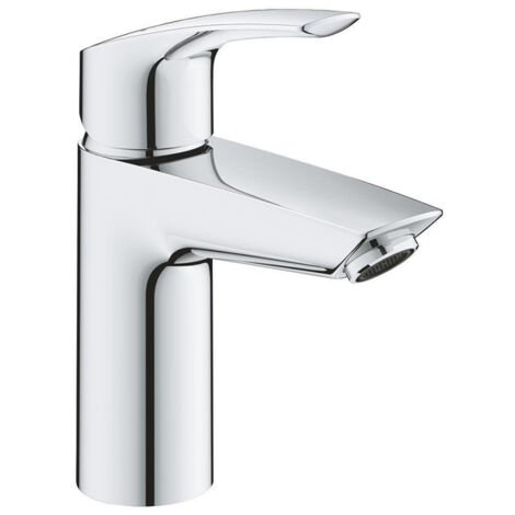 GROHE Mitigeur lavabo Eurosmart 241923 Taille S position centrale froide C2C chrome, 24192003 (1/4)