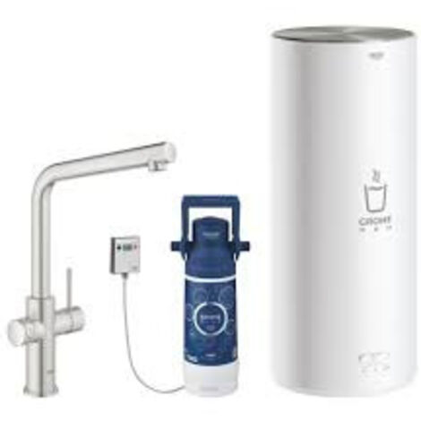GROHE 30325DC1 Robinet et chauffe-eau Red Duo 303251 taille L bec L supersteel (1/5)