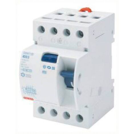 Gewiss – Disjoncteur différentiel 4P GW94897 – 40A 0.03A type A – Tension 400V – Installation rapide sur profilé chapeau
