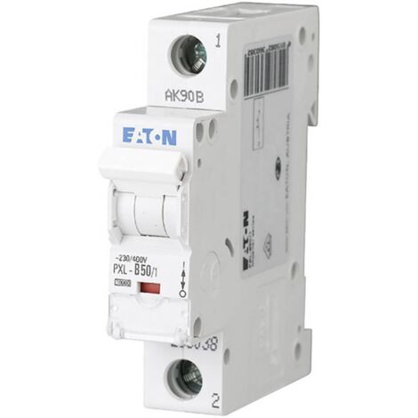 Eaton Disjoncteur (MCB), 50 A, 1p, Caractéristique : B, 236038 (1/2)